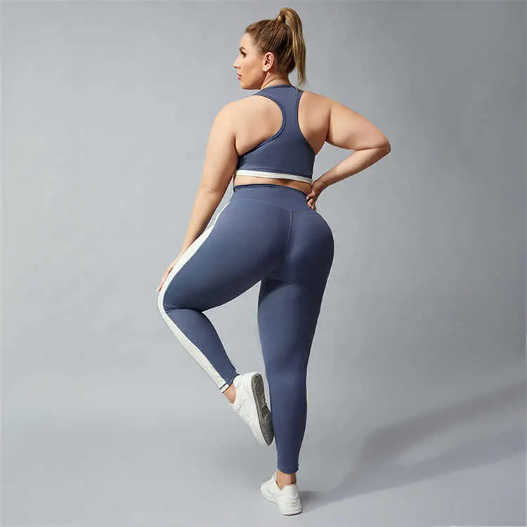 Customized Plus Size 5XL Yoga Set For Women