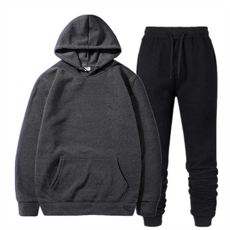 OEM Man Long Sleeve Oversized Hoodie And Jogger Set