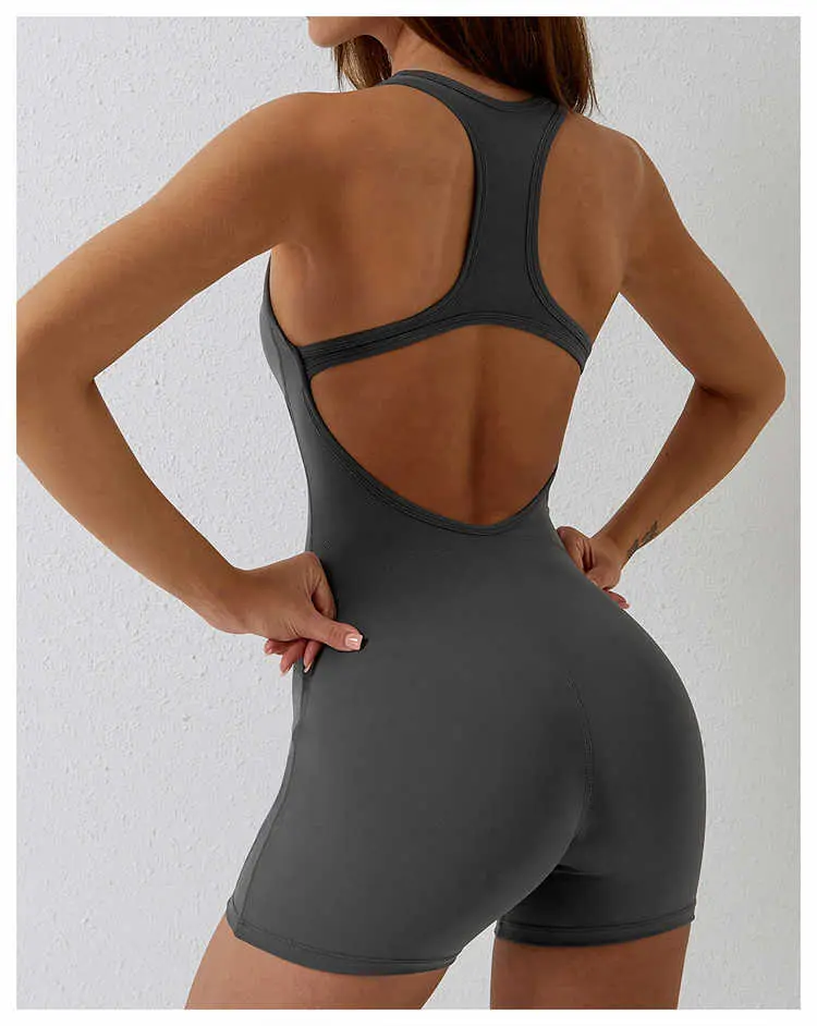 ODM Sexy Backless Sports Jumpsuit