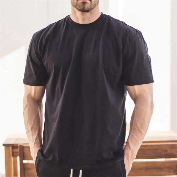 Heavyweight Oversized Muscle Mens T Shirt Sport